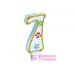 Аксесуари для свят - Свічка для торта Party house Цифра 7 (9869204262253) Аксесуари для свят - Свічка для торта Party house Цифра 7 (9869204262253)