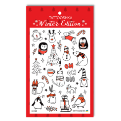 Косметика - Набір тату для тіла Tattooshka Зимові канікули (LB-168) Косметика - Набір тату для тіла Tattooshka Зимові канікули (LB-168)