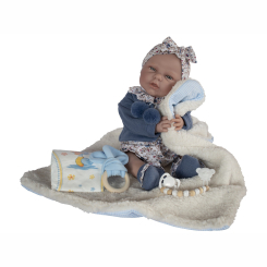 Пупси - Пупс Munecas De Cuna у синьому одязі 45 см (8436587141768) Пупси - Пупс Munecas De Cuna у синьому одязі 45 см (8436587141768)