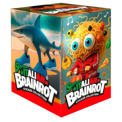 Набори для творчості - Набір наклейок Panini Brainrot 36 пакетиків (8051708029987) Набори для творчості - Набір наклейок Panini Brainrot 36 пакетиків (8051708029987)