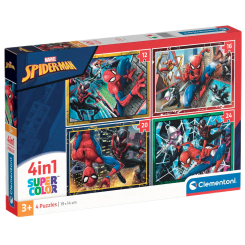 Пазли - Пазл Clementoni Spider-Man 4 в 1 (21515) Пазли - Пазл Clementoni Spider-Man 4 в 1 (21515)