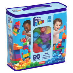 Блокові конструктори - Конструктор Mega Bloks Класичний у мішку 60 деталей (DCH55) Блокові конструктори - Конструктор Mega Bloks Класичний у мішку 60 деталей (DCH55)