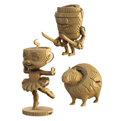 3D-пазли - 3D пазл Cartonic Ballerina Cappuccina and friends 3 в 1 (CARTBALLER) 3D-пазли - 3D пазл Cartonic Ballerina Cappuccina and friends 3 в 1 (CARTBALLER)