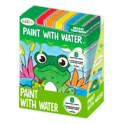 Товари для малювання - Водні розмальовки Let's Craft Тварини з палітрою та пензликом (PWW002) Товари для малювання - Водні розмальовки Let's Craft Тварини з палітрою та пензликом (PWW002)