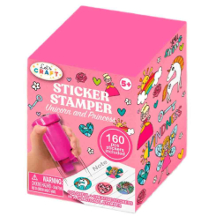 Товари для малювання - Штамп Let's craft Unicorn & Princess з наліпками (SSP004) Товари для малювання - Штамп Let's craft Unicorn & Princess з наліпками (SSP004)