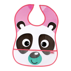 Дитячий посуд та аксесуари - Слинявчик Nuby Панда із кишенею непромокальний (4278-2) Дитячий посуд та аксесуари - Слинявчик Nuby Панда із кишенею непромокальний (4278-2)