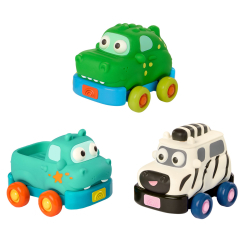 Машинки для малюків - Ігровий набір Battat Lite Автопарк сафарі (BT1835Z) Машинки для малюків - Ігровий набір Battat Lite Автопарк сафарі (BT1835Z)