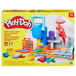 Набори для ліплення - Набір для ліплення Play-Doh Іграшковий станок з інструментами та штампами (F9141) Набори для ліплення - Набір для ліплення Play-Doh Іграшковий станок з інструментами та штампами (F9141)