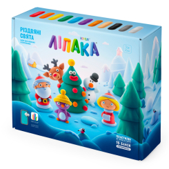 Набори для ліплення - Меганабір пластиліну Ліпака Різдвяні свята (99001-UA01) Набори для ліплення - Меганабір пластиліну Ліпака Різдвяні свята (99001-UA01)