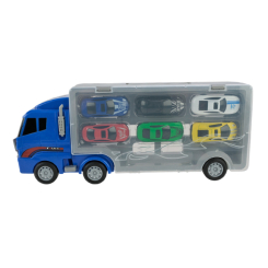 Транспорт і спецтехніка - Ігровий набір Автопром Трейлер з машинками (PS006-1) Транспорт і спецтехніка - Ігровий набір Автопром Трейлер з машинками (PS006-1)