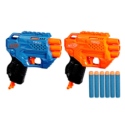 Помпова зброя - Набір іграшкових бластерів NERF Elite 2.0 Trio Combo (F6786) Помпова зброя - Набір іграшкових бластерів NERF Elite 2.0 Trio Combo (F6786)