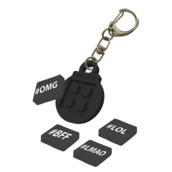 Брелоки - Брелок Pixie Crew Хештег чорний (PXX-05-24) (0702811692022) Брелоки - Брелок Pixie Crew Хештег чорний (PXX-05-24) (0702811692022)