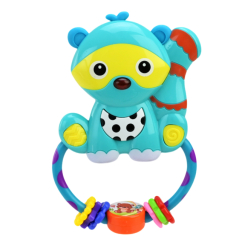 Брязкальця, прорізувачі - Брязкальце Сонячний зайчик Музичний єнот (PL-724-74) Брязкальця, прорізувачі - Брязкальце Сонячний зайчик Музичний єнот (PL-724-74)