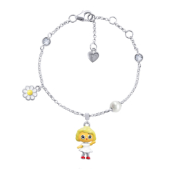 Ювелірні прикраси - Браслет UmaUmi Каміла на ланцюжку білий (6035341406390) Ювелірні прикраси - Браслет UmaUmi Каміла на ланцюжку білий (6035341406390)