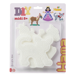 Мозаїка - Набір полів Hama Midi Принцеса кінь та киця (HM-4585) Мозаїка - Набір полів Hama Midi Принцеса кінь та киця (HM-4585)