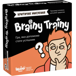 Настільні ігри - Настільна гра Brainy Trainy Критичне мислення (УКР063) Настільні ігри - Настільна гра Brainy Trainy Критичне мислення (УКР063)