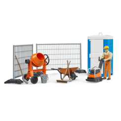 Фігурки чоловічків - Ігровий набір Bruder Будівельні аксесуари (62008) Фігурки чоловічків - Ігровий набір Bruder Будівельні аксесуари (62008)