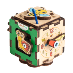 Розвивальні іграшки - Розвивальна іграшка Good Play Бізікубик Бджілка (К114) Розвивальні іграшки - Розвивальна іграшка Good Play Бізікубик Бджілка (К114)