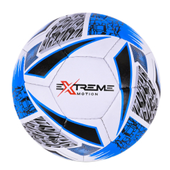 Спортивні активні ігри - М'яч футбольний Extreme motion №5 білий з синім та чорним (FP097/2) Спортивні активні ігри - М'яч футбольний Extreme motion №5 білий з синім та чорним (FP097/2)