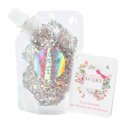 Косметика - Гель-блискітки Lukky Сріблястий (T18944) Косметика - Гель-блискітки Lukky Сріблястий (T18944)