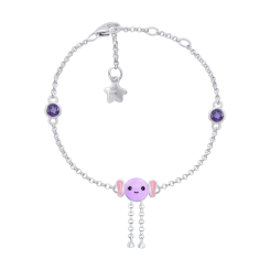 Ювелірні прикраси - Браслет на ланцюжку UmaUmi Magic Seven LIL вухоніг фіолетовий (2210000005785) Ювелірні прикраси - Браслет на ланцюжку UmaUmi Magic Seven LIL вухоніг фіолетовий (2210000005785)