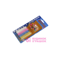 Аксесуари для свят - Свічки Party House асорті 24 шт 24х24 (6932673593241) Аксесуари для свят - Свічки Party House асорті 24 шт 24х24 (6932673593241)