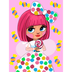 Товари для малювання - Набір для творчості Santi Карамелька 2 в 1 (954692) Товари для малювання - Набір для творчості Santi Карамелька 2 в 1 (954692)