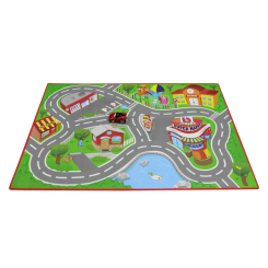 Машинки для малюків - Розвивальний килимок Bb Junior LaFerrari Junior city playmat (16-85007) Машинки для малюків - Розвивальний килимок Bb Junior LaFerrari Junior city playmat (16-85007)