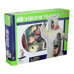 Наукові ігри, фокуси та досліди - Об’ємна збірна анатомічна модель Білий ведмідь(26097) Наукові ігри, фокуси та досліди - Об’ємна збірна анатомічна модель Білий ведмідь(26097)