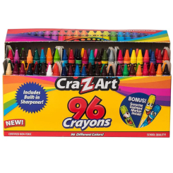 Канцтовари - Крейда воскова Cra-Z-Art з точилкою 96 шт (10246CRA) Канцтовари - Крейда воскова Cra-Z-Art з точилкою 96 шт (10246CRA)