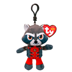 Брелоки - Брелок TY Beanie babies Marvel Єнот Ракета 12 см (34009) Брелоки - Брелок TY Beanie babies Marvel Єнот Ракета 12 см (34009)