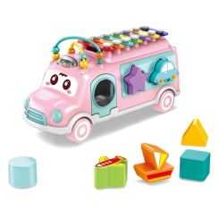 Розвивальні іграшки - Сортер Iggy Ziggy Music bus 3 в 1 рожевий (3858894670963/2) Розвивальні іграшки - Сортер Iggy Ziggy Music bus 3 в 1 рожевий (3858894670963/2)