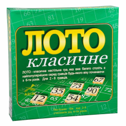 Настільні ігри - Настільна гра Arial Лото класичне (4820059910046) Настільні ігри - Настільна гра Arial Лото класичне (4820059910046)