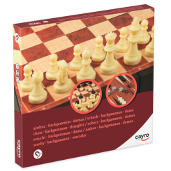 Настільні ігри - Магнітні шахи-шашки-нарди Cayro з відсіками для зберігання фігур (446) Настільні ігри - Магнітні шахи-шашки-нарди Cayro з відсіками для зберігання фігур (446)