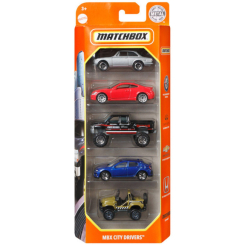 Автомоделі - Машинки Matchbox MBX Міські водії 5 штук 1:64 (C1817/GVY42) Автомоделі - Машинки Matchbox MBX Міські водії 5 штук 1:64 (C1817/GVY42)