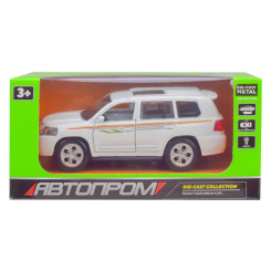 Автомоделі - Автомодель Автопром Позашляховик білий з сріблястим (A3249/2) Автомоделі - Автомодель Автопром Позашляховик білий з сріблястим (A3249/2)