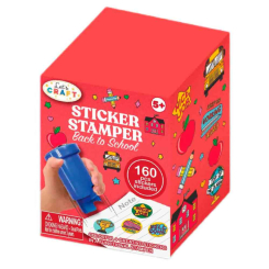 Товари для малювання - Штамп Let's craft Back to school з наліпками (SSP001) Товари для малювання - Штамп Let's craft Back to school з наліпками (SSP001)