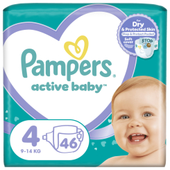 Підгузки - Підгузки Pampers Active Baby Maxi Економ Мінус 9-14 кг 46 шт (8001090949097) Підгузки - Підгузки Pampers Active Baby Maxi Економ Мінус 9-14 кг 46 шт (8001090949097)