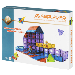 Магнітні конструктори - Конструктор Magplayer Магнітні плитки (MPL-112) Магнітні конструктори - Конструктор Magplayer Магнітні плитки (MPL-112)