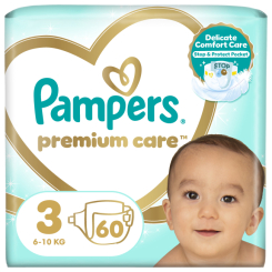 Підгузки - Підгузки Pampers Premium care Midi 6-10 кг 60 шт (4015400274780) Підгузки - Підгузки Pampers Premium care Midi 6-10 кг 60 шт (4015400274780)