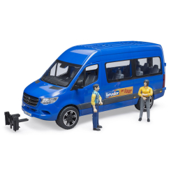 Транспорт і спецтехніка - Автомодель Bruder MB Sprinter туристичний з фігурками (02670) Транспорт і спецтехніка - Автомодель Bruder MB Sprinter туристичний з фігурками (02670)