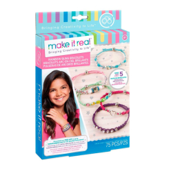 Набори для творчості - Набір для створення шарм-браслетів Make it Real Яскрава веселка (MR1206) Набори для творчості - Набір для створення шарм-браслетів Make it Real Яскрава веселка (MR1206)