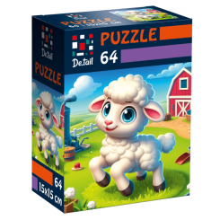 Пазли - Пазл De.tail Спритна овечка 64 деталі (DT1234-22) Пазли - Пазл De.tail Спритна овечка 64 деталі (DT1234-22)