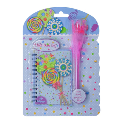 Канцтовари - Блокнот Malevaro Льодяники ручка-пушок із короною 60 л (BP72-0711) Канцтовари - Блокнот Malevaro Льодяники ручка-пушок із короною 60 л (BP72-0711)