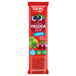 Солодощі - Пастила фруктова DEMI Yagoda Joy із соком вишні (4820280821371) Солодощі - Пастила фруктова DEMI Yagoda Joy із соком вишні (4820280821371)