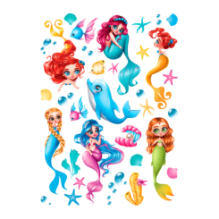 Косметика - Набір тату для тіла Arley Sign Русалоньки (1802) Косметика - Набір тату для тіла Arley Sign Русалоньки (1802)