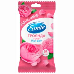 Антисептики і маски - Вологі серветки Smile Троянда 15 шт (42224910) Антисептики і маски - Вологі серветки Smile Троянда 15 шт (42224910)