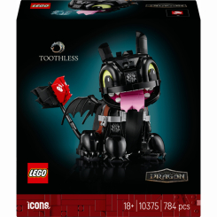 Конструктори LEGO - Конструктор LEGO Icons Як приборкати дракона: Беззубик (10375) Конструктори LEGO - Конструктор LEGO Icons Як приборкати дракона: Беззубик (10375)