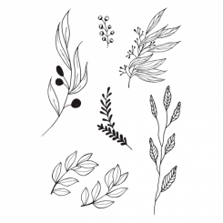 Косметика - Набір тату для тіла Arley Sign Сет чорних гілочок (4002) Косметика - Набір тату для тіла Arley Sign Сет чорних гілочок (4002)