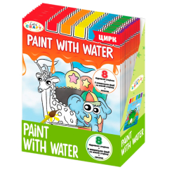 Товари для малювання - Водні розмальовки Let's craft Цирк з палітрою та пензликом (PWW001) Товари для малювання - Водні розмальовки Let's craft Цирк з палітрою та пензликом (PWW001)